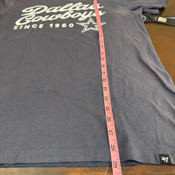 Mens 47 Brand Dallas Cowboys Crewneck Short Sleeve Tshirt Navy Medium sportswear - Picture 4 of 10